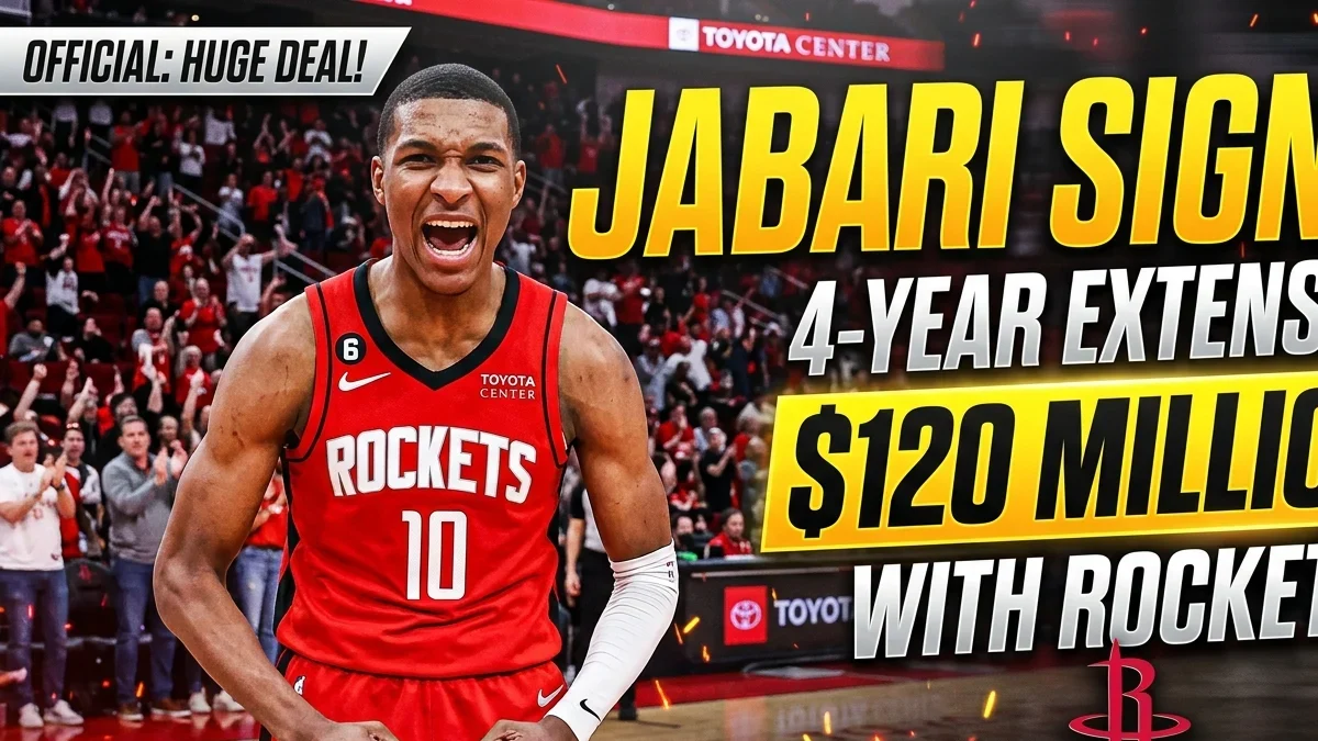 Jabari Smith jr. Signs 4-year $120m extension with rockets